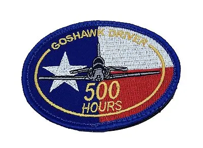 T-45 Goshawk 500 Hours Driver Patch – With Hook And Loop • $13.99