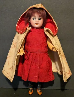 Antique DEP Bisque Composition Mignonette 8.5  Doll - Open Mouth - Sleep Eyes • $89.95