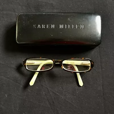 £2.99 • Buy KAREN MILLEN Eyeglasses TORTOISE RECTANGLE Glasses Frame MOD: 25138726 New