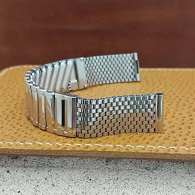 16mm 1950s Stainless Steel Mesh JB Champion Unused Classic Vintage Watch Band • $149