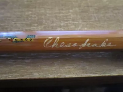 Vintage Chesapeake Salt Water 2 Piece Bamboo Fishing Rod • $100