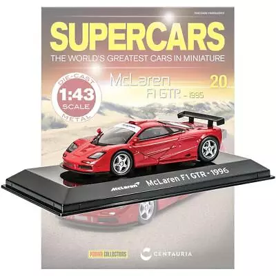 Panini Supercars Collection 20 - McLaren F1 GTR 1995 Diecast Model With Magazine • £13.99