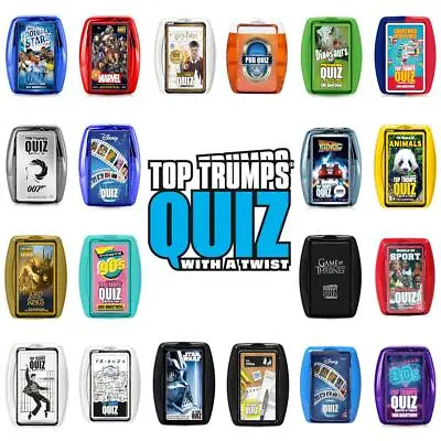 Top Trumps Quiz Card Game - New Editions! - Test Your Knowledge! • £12.99