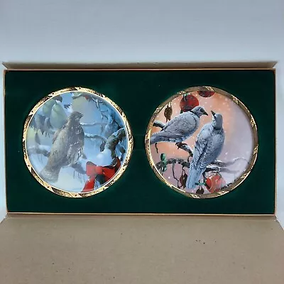 12 Days Of Christmas Mario Fernandez Partridge & Turtle Doves Collectible Plates • $24.95