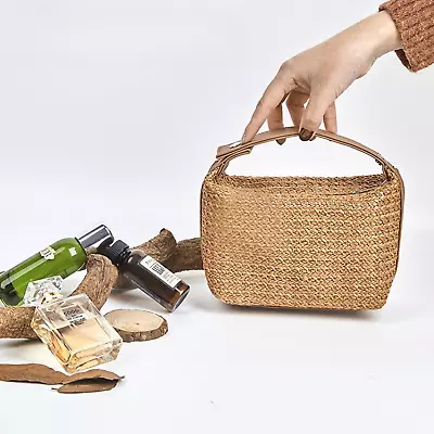 Small Straw Bags For Women Summer Beach Woven Makeup Handbags For Women • $28.82