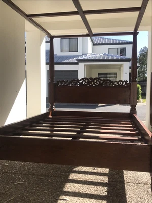 $450 • Buy Balinese HANDCRAFTED Queen Size Bed Frame