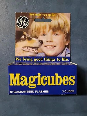 Vintage Flash Magicubes GE Sylvania Cubes. 1 Box Flashcubes. 3 Cubes Total. NIB • $10