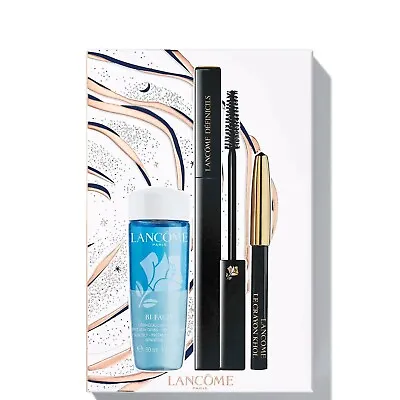 LANCOME ❤️ Definicils Mascara GIFT SET ❤️ Black Mascara Crayon Khôl & Remover • £29