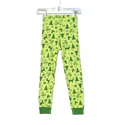 Hanna Anderson Size US 8 130 Cm Organic Cotton Pajama Bottoms Trees Woodland • $11.99