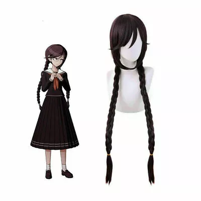 Danganronpa Toko Fukawa Dangan-Ronpa Cosplay Braid Wig Hair Long Bangs Wigs： • $26.50