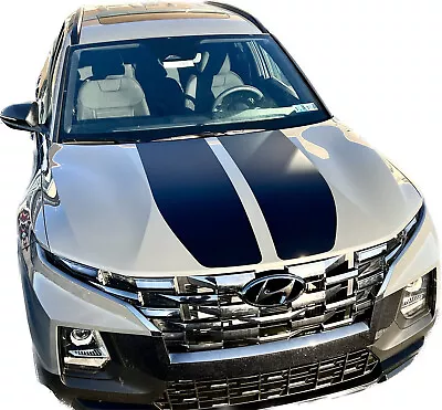 2022-up Hyundai Santa Cruz Dual Wide Rally Stripe Vinyl Graphics Kit • $289.95