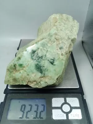 923grams Burmese Mawsitsit Jade Rough Cut 100%Authentic Natural Mawsitsit Slab • $64