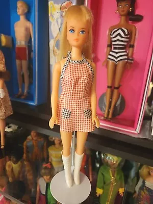 Vintage 60s Peggy Ann Barbie Clone / Bild Lilli Doll W Original Outfit & Stand  • $34