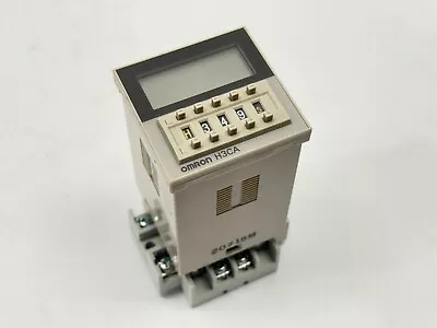 Omron H3CA-A Solid State Timer Relay 24-240V W/ Dayton 6X156n Base • $24.99