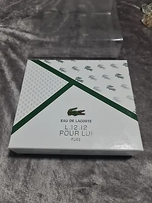 Lacoste L.12.12  Pour Lul Pure Eau De Toilette Gift Set Brand New In Box Origina • £130