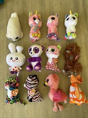 Ty Beanie Boos Bundle Bulk Lot Stuffed Animals Plush Soft Toys - Bundle 1 • $19.95