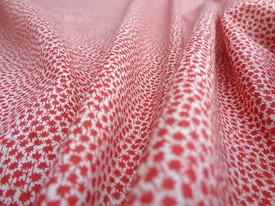 Liberty Of London Cotton 100% Tana Lawn 'Marco' Red (per Metre) Dresses  • £18.99