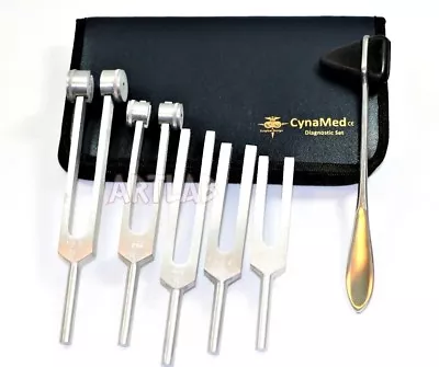 Premium Tuning Fork Set Of 6 - Medical Surgical Diagnostic Instruments-W/CASE • $18.39