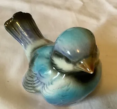Vintage Goebel West Germany Sparrow  Blue Bird Figurine CV72 • $10