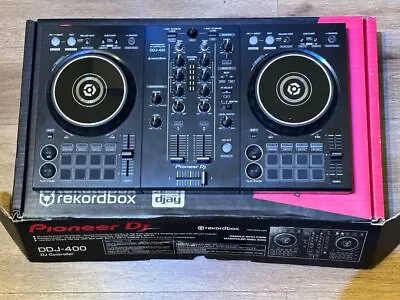 Pioneer DJ DDJ-400 DDJ400 Color 2-Channel Controller Used W/USB Cable & Cover • $634.05