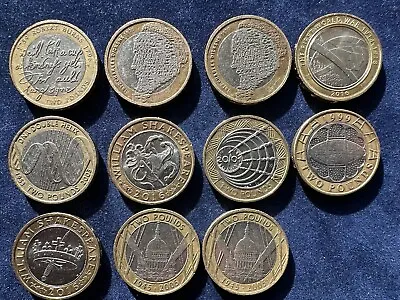 Two Pound £2 Coin Job Lot Collection Rare Good Circulated Commemorative • £31.99