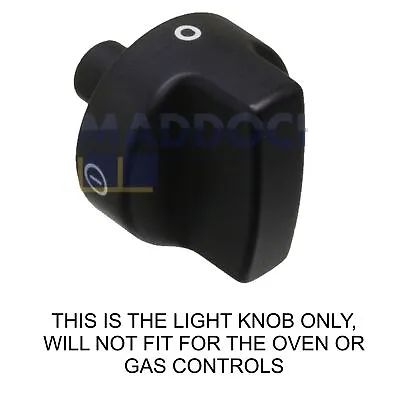 Kenwood Ck304 Ck404 Ck940 Series Oven Cooker Black Light Control Knob 218p74a347 • £14.99