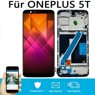 $55.44 • Buy For ONEPLUS 5T A5010 Replacement LCD Display Touch Screen Digitizer Tool Frame V