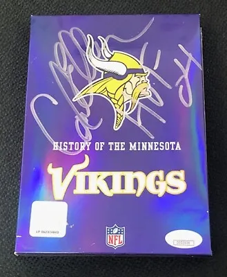 Carl Eller Signed DVD Case History Of The Minnesota Vikings JSA Authentication • $80