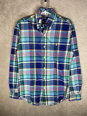 $41 • Buy Vintage Ralph Lauren Casual Formal Shirts Top Size XS Mens Multicoloured Checked