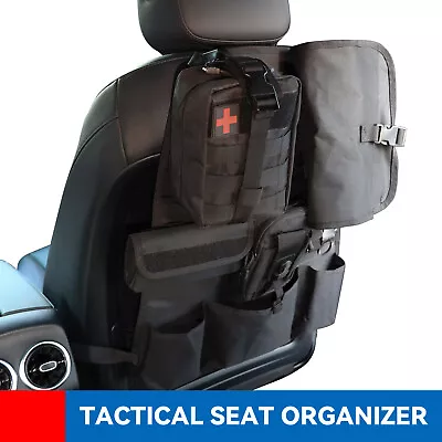 Car Seat Storage Cover Organizer Universal Tactical Molle Pouch Bag Organizer • $38.96