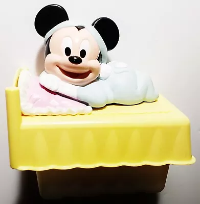 Vintage 1990 Mattel ARCO Disney Baby Mickey Mouse Crib Light *TESTED WORKING* • $24.99