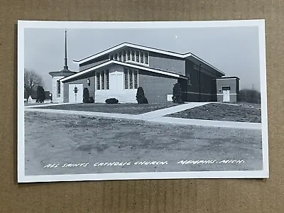 Postcard RPPC Memphis MI Michigan All Saints Catholic Church Vintage Real Photo • $14.99