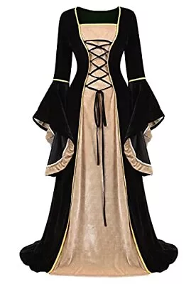 Renaissance Costume Medieval Irish Over Dress Renaissance Dress Women Pirate ... • $51.44