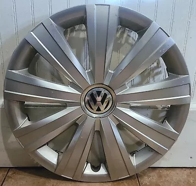 (1) OEM 2011-2014 Volkswagen VW Jetta 15  Hubcap Wheel Cover #0J P/n 5C0.601.147 • $49.99