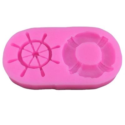 $3.91 • Buy Cake Chocolate Clay Soap Decorating Baking Swimming-Ring-Anchor Craft DIY Molds
