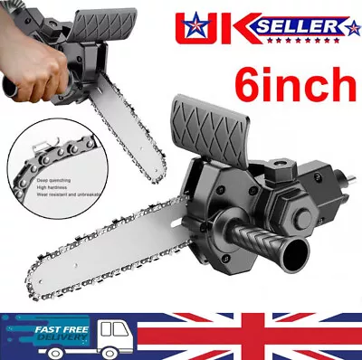 UK Electric Drill Modified To Electric Chainsaw Saw Power Tool Attachment 6 Inch • £9.93