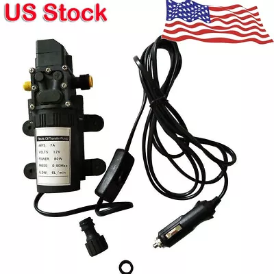 12V Water Pump 130PSI Self Priming Pump Diaphragm High Pressure Automatic Switch • $20.85