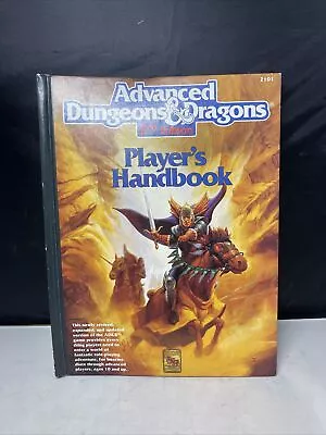 AD&D 2nd Edition Player's Handbook TSR RPG Book #2101 1989 • $59.99
