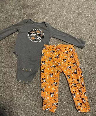 Mickey Mouse Halloween Onepiece & Pants By Jumping Beans 24m 24 Months Minnie • $12.99