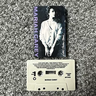 Mariah Carey Love Takes Time Cassette Single Sent From Up Above 1990 • $8.44