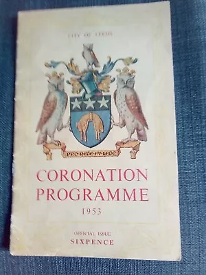 1953 Coronation Programme Queen Elizabeth • £7