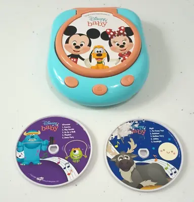 Disney Baby Carry Along Musical Toy CD Player Studio Fun Baby (Cd's Included) • $17.58