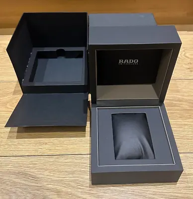 Genuine Original Swiss Rado Presentation Watch Box Case Complete Set • £24.99