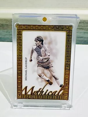 2024 Futera Unique Mythicals MICHAEL LAUDRUP Gold Metal Frame 02/12 DENMARK • $399