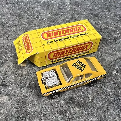 Vintage 1983 Matchbox Maxi Taxi 01-00-72 W/ Box • $11