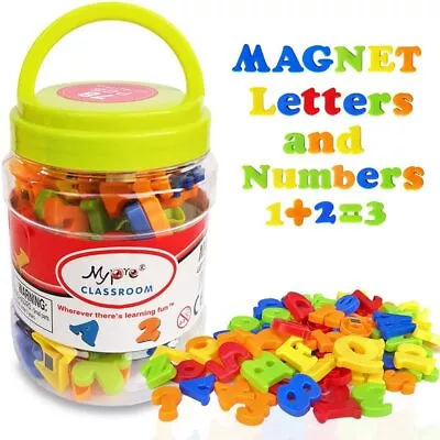 Magnetic Alphabet Letters And Numbers For Toddlers Magnets ABC 123 Fridge • $12.95