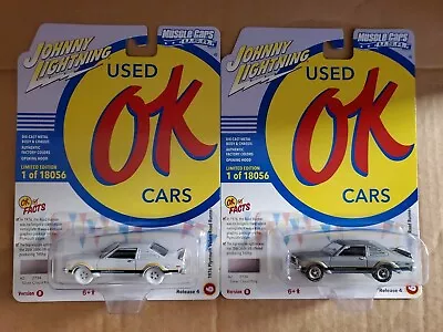 Johnny Lightning OK Used Cars 1976 Plymouth Volare Road Runner White Lightning • $45