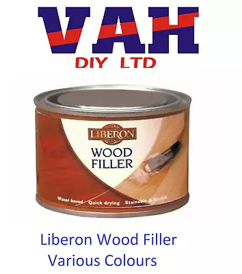 Liberon Wood Filler 125ml Choose From Antique Pine Neutral Dark Oak Mahogany • £11.45