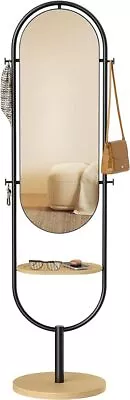 Full-Length Floor Mirror 3-in-1 Modern Standing Full Body Mirror Living Room • $122.39