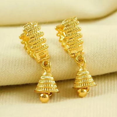 Indian Weddig Bollywood Women Party Earrings Clip-On Ethnic Fashion Jewellery • $17.92